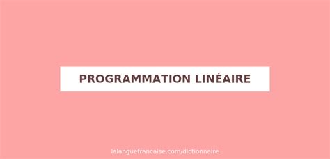 Image result for Programmation Lineaire Formulation