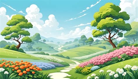 Image result for Colorful Spring Landscape