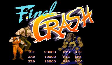 [mdk] Final Crash (bootleg of Final Fight) download for mame 0.284