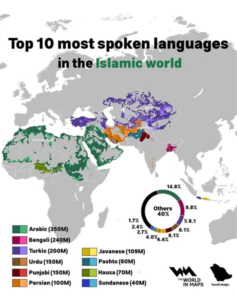 Top 10 Most Spoken Languages in the Islamic World