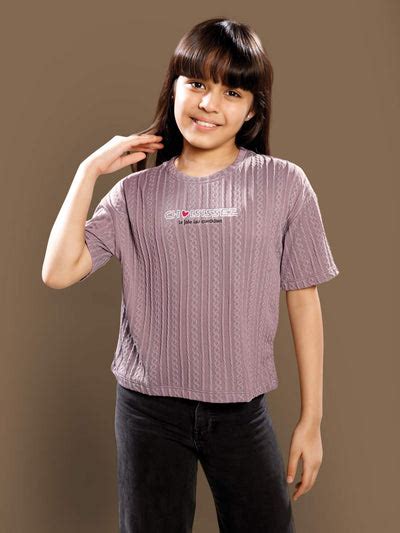 Girls Cropped T-Shirt – ESSA GARMENTS
