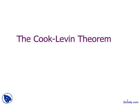 Image result for Cook Levin Theorem Explained