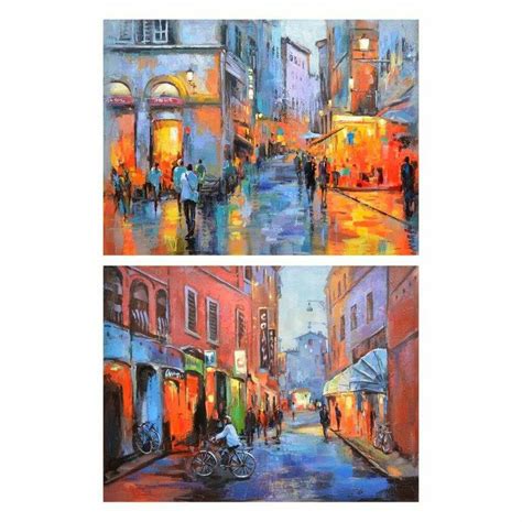 Cuadro DKD Home Decor 120 x 3 x 90 cm Calle Loft (2 Unidades) | Leroy ...