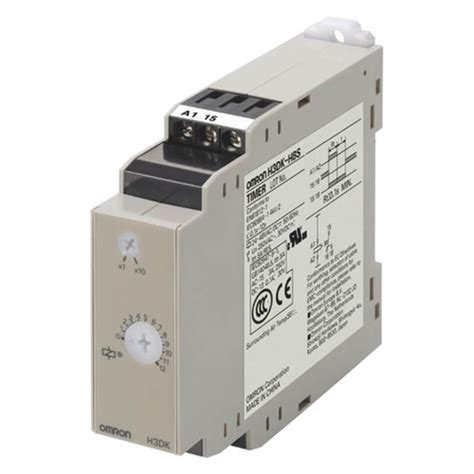 H3DK-HBL 24-48VAC/DC Omron | Omron DIN Rail Mount Timer Relay, 24-48V ...