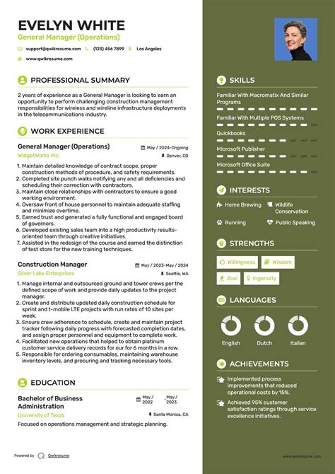 10+ General Manager Resume Samples & Templates for 2026