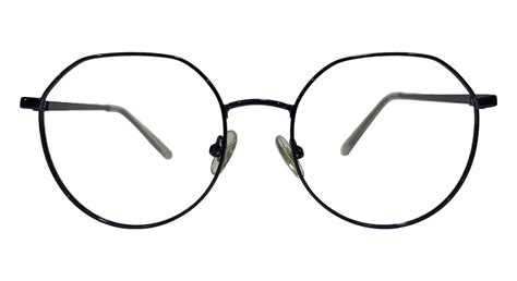 Dark Blue Hexa Round Eyeglasses – Bombay Optical