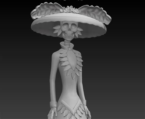 💀 LA CATRINA - CALAVERA・Archivo STL para Impresión 3D・Cults