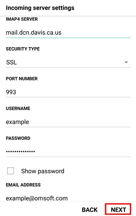 Image result for Android Email Setup NHS