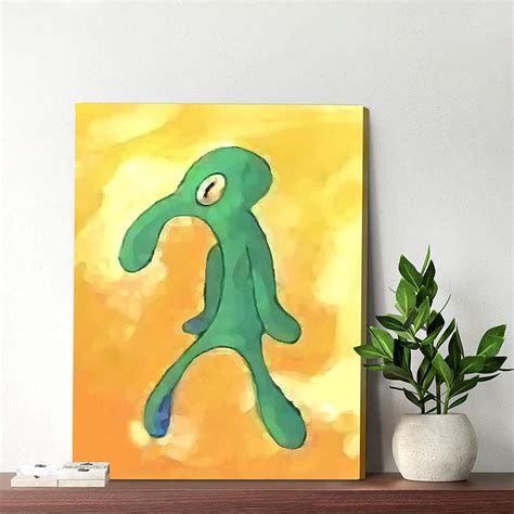 Amazon.de: Bold And Brash Thaddäus Gemälde Squidward Painting ...