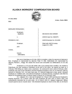 BERNARD FERNANDEZ,) - appeals dol alaska Doc Template | pdfFiller