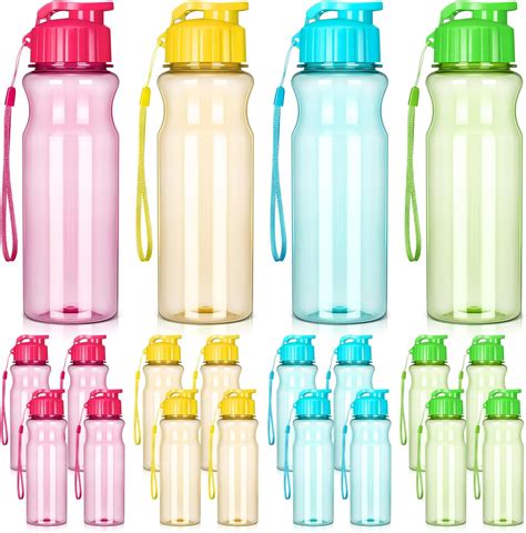 Amazon.com: Maxdot 20 Pcs Reusable Water Bottles Bulk for Kids 12 oz ...