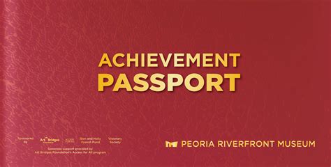 Plan Your Visit - Achievement Passport - Peoria Riverfront Museum