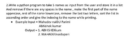 Image result for A Python Program That Allow Users to Enter 5 Names