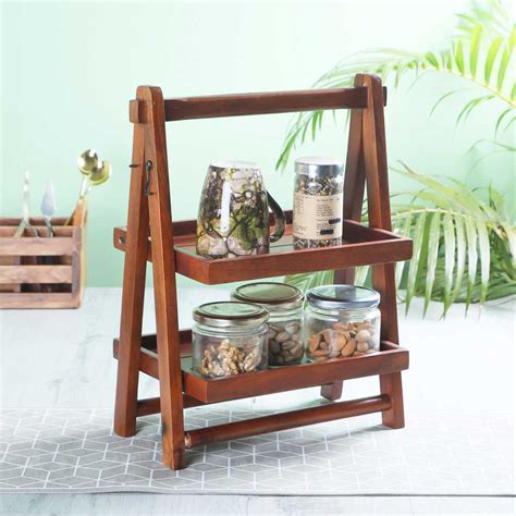 Buy Solid Wood Foldable Organizer from Mahogany Collection (Small ...