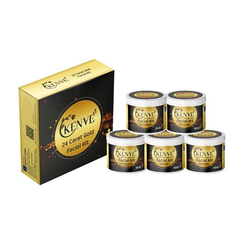 KENVE 24 Carat Gold Facial Kit For Ultimate Glow | Skin radiant | Helps ...