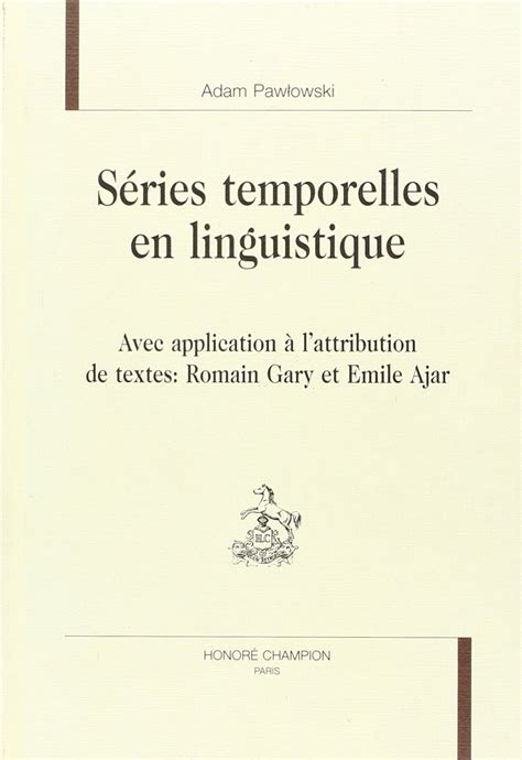 Amazon.in: Buy Series temporelles en linguistique. avec application a l ...