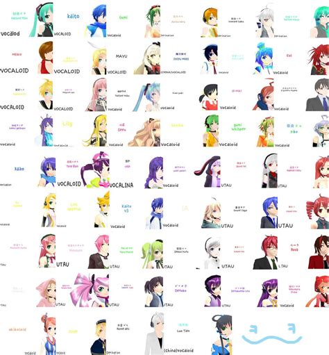 Vocaloid Characters