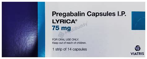 Lyrica 75mg Capsule: Price, Uses, Side Effects & How to Use - MediBuddy