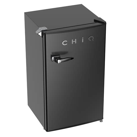 CHiQ 90 Litre (Black) Retro Single Door Bar Fridge Model CRSR090DB1 ...