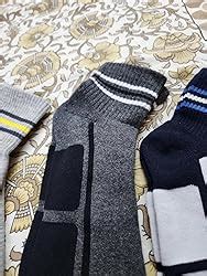 Balenzia Men's Cushioned High Ankle Sports Socks- Pack of 3 and 5 ...