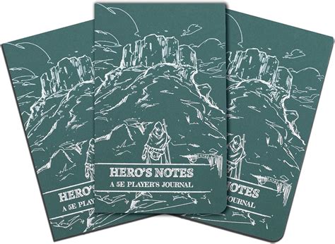 Buy Dungeon Craft Hero's Journals Detailed RPG Character Sheets: Green ...