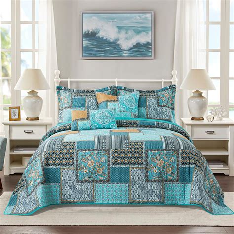 Amazon.com: BEDISELY Quilts Queen Size,Cotton Queen Quilt Bedding Set ...
