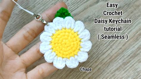 Image result for Crochet Keychain Tutorial Flower