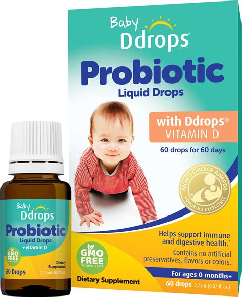 Amazon.com: Ddrops Baby Probiotic with Vitamin D, 60 Drops - Colic ...