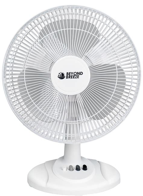 BEYOND BREEZE Oscillating Table Fan 12-Inch, Quiet 3-Speed Portable ...