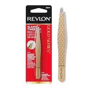 Revlon Gold Series Slant Tweezer, 1 Count : Amazon.in: Health ...