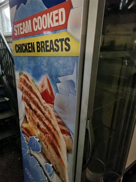 You call them steamed chicken breasts, despite the fact that they are ...