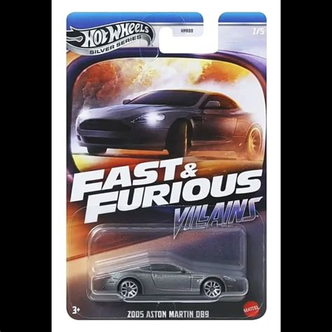 HOT WHEELS FAST & FURIOUS SILVER SERIES Villains 2005 Aston Martin DB9 ...
