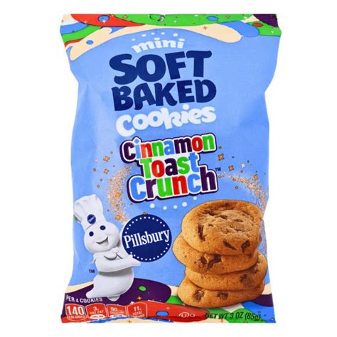 Pillsbury Soft Baked Mini Cookies Cinnamon Toast Crunch 6x3oz - Pacific ...