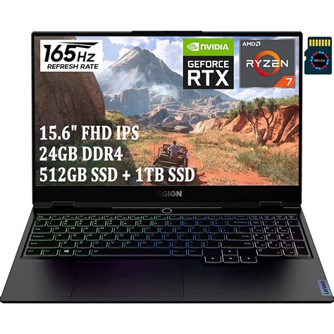 Lenovo Legion Slim 7 Gaming Laptop I 15.6" FHD 165Hz IPS 100% sRGB I ...