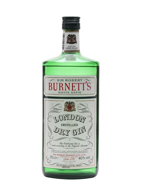 Burnett's White Satin Gin - Bot.1980s : Buy from The Whisky Exchange