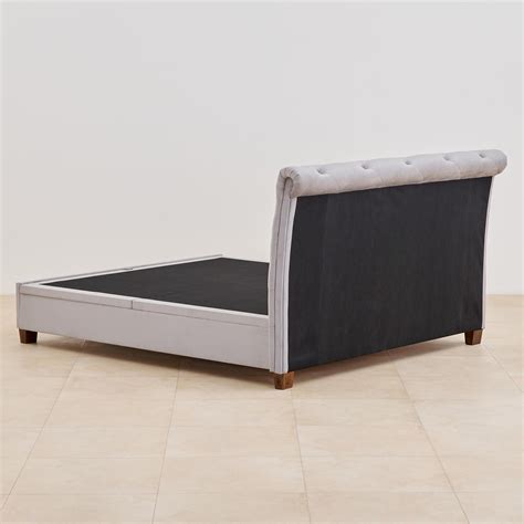 Buy Stellar Ora Fabric King Bed with Hydraulic Storage - Grey from Home ...