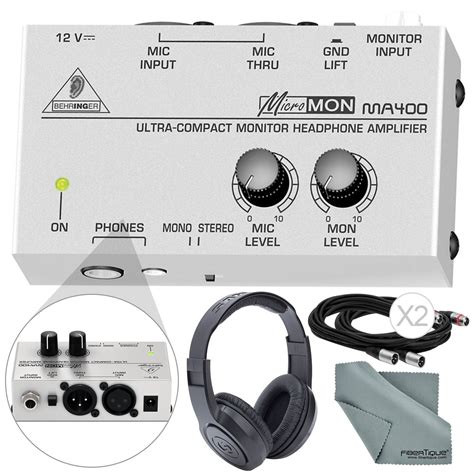 Behringer MICROMON MA400 Compact Monitor Headphone Amplifier with ...