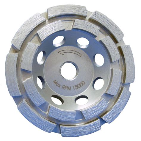 RIDGID 4 in. Double Row Diamond Cup Wheel-HD-AWD40 - The Home Depot