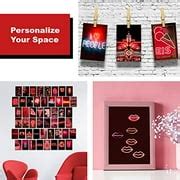 Buy KOLL DECOR Red Aesthetic Room Decor Wall Collage Aesthetic - 50 Set ...