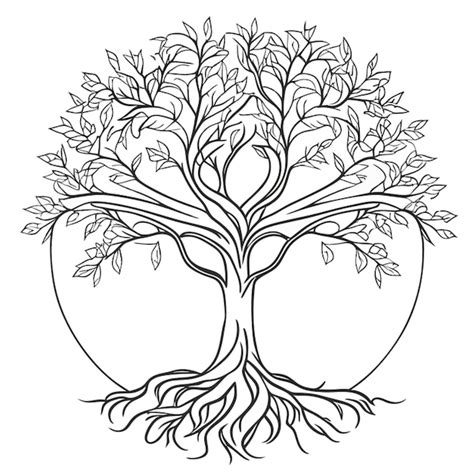 Image result for Tree Line Art Vector