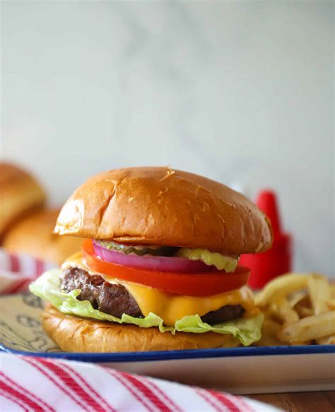 Air Fryer Burgers - Marie Saba