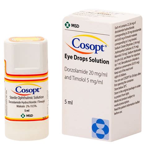 Cosopt Eye Drops