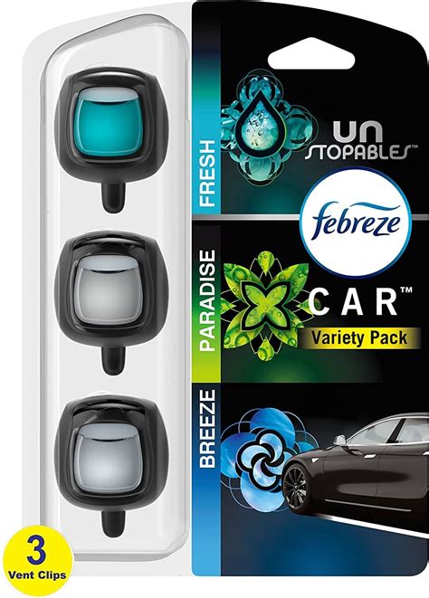 Amazon.com: Febreze Car Air Freshener Vent Clips, Car Freshener ...