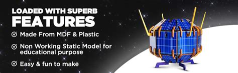 Buy SquareDrop Combo Set of Aryabhata Satellite & GSLV MK II - Space ...