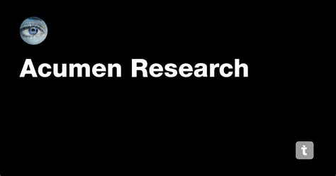 Acumen Research — Teletype