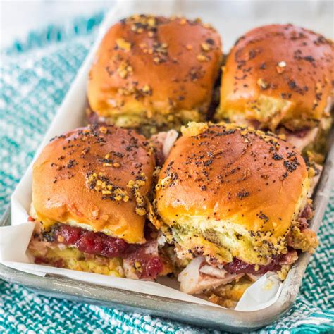 Baked Hawaiian Roll Turkey Sliders - Dish 'n' the Kitchen