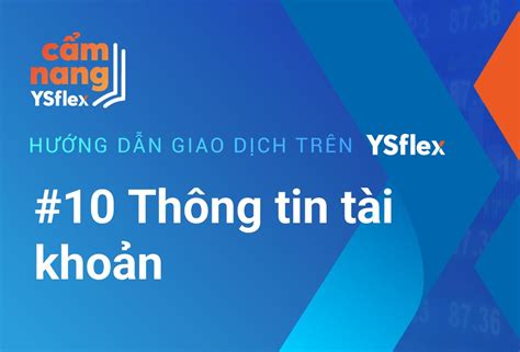 thông tin tài khoản