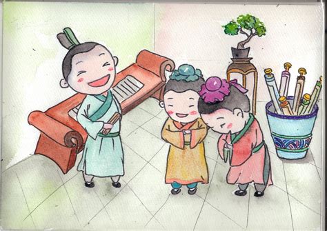 孔子拜师|插画|插画习作|北海青芥 - 原创作品 - 站酷 (zcool)