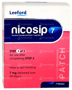 Nicosip 7 Mg Patch 7 - Uses, Side Effects, Dosage, Price | Truemeds
