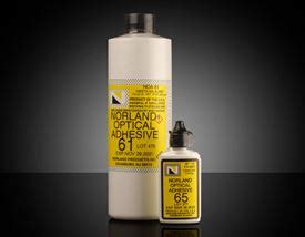 Norland UV Curing Optical Adhesives | Edmund Optics